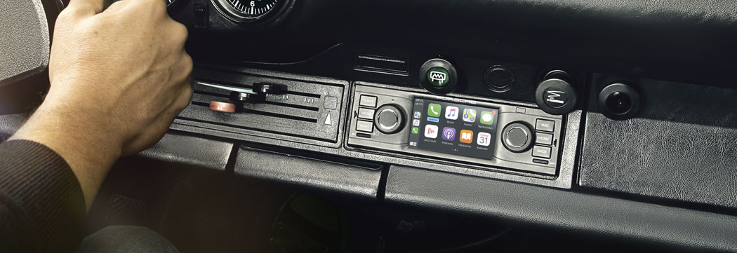 Add a modern Porsche radio to your Classic Porsche.