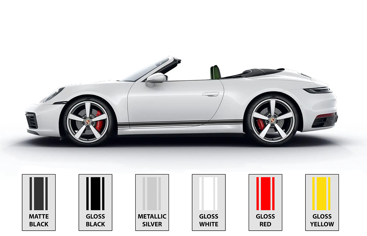 Custom Side Stripe : Suncoast Porsche Parts & Accessories