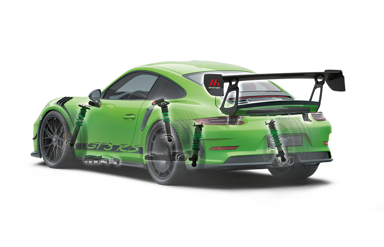 Manthey Racing Porsche 911 GT3 RSR サイン入り Manthey Racing Porsche 911 GT3 RSR サイン入り
