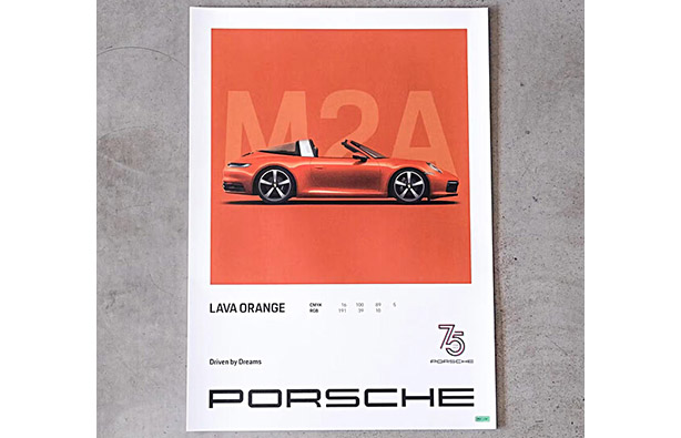 Garage mat 75 years of Porsche