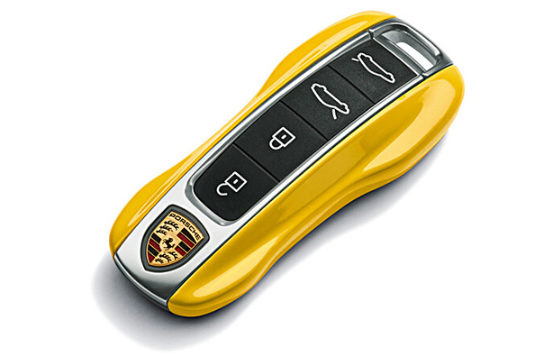 AeroBon 3-Piece Painted Key Fob Shell Replacement For Porsche (MK1) - Agate Grey
