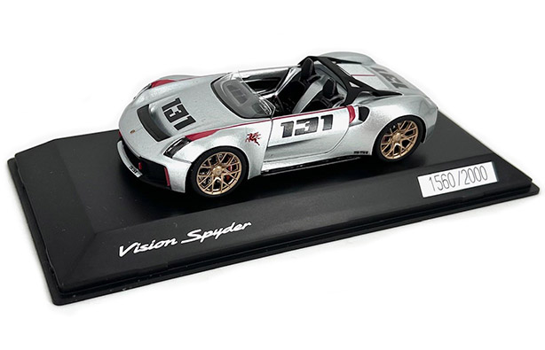 1/43 - Porsche Vision Spyder Scale Model : Suncoast Porsche Parts
