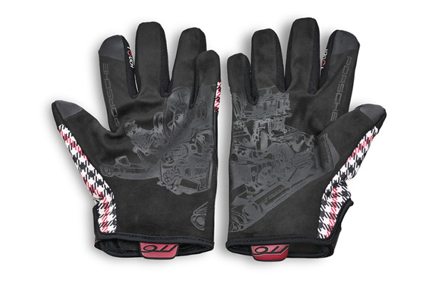 Porsche Mechanics Gloves - Pepita : Suncoast Porsche Parts & Accessories