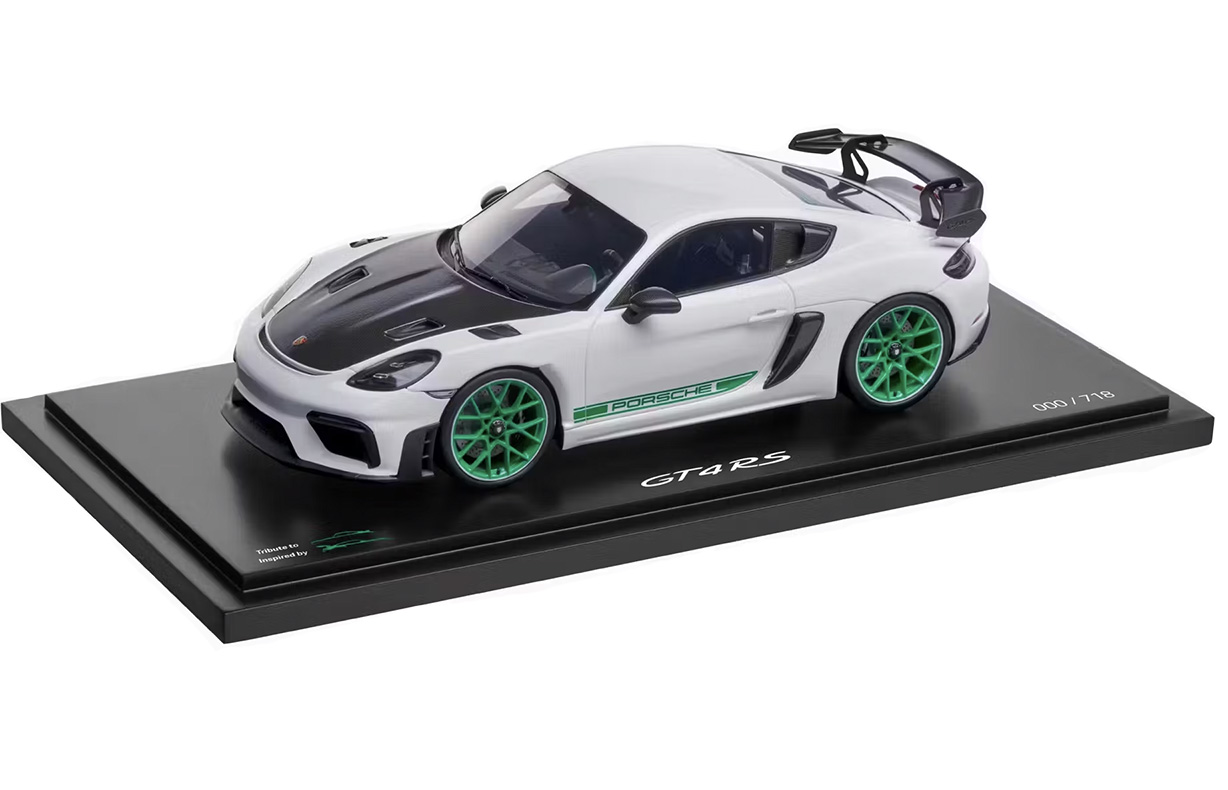 1/18 Cayman GT4 RS Scale Model Suncoast Porsche Parts