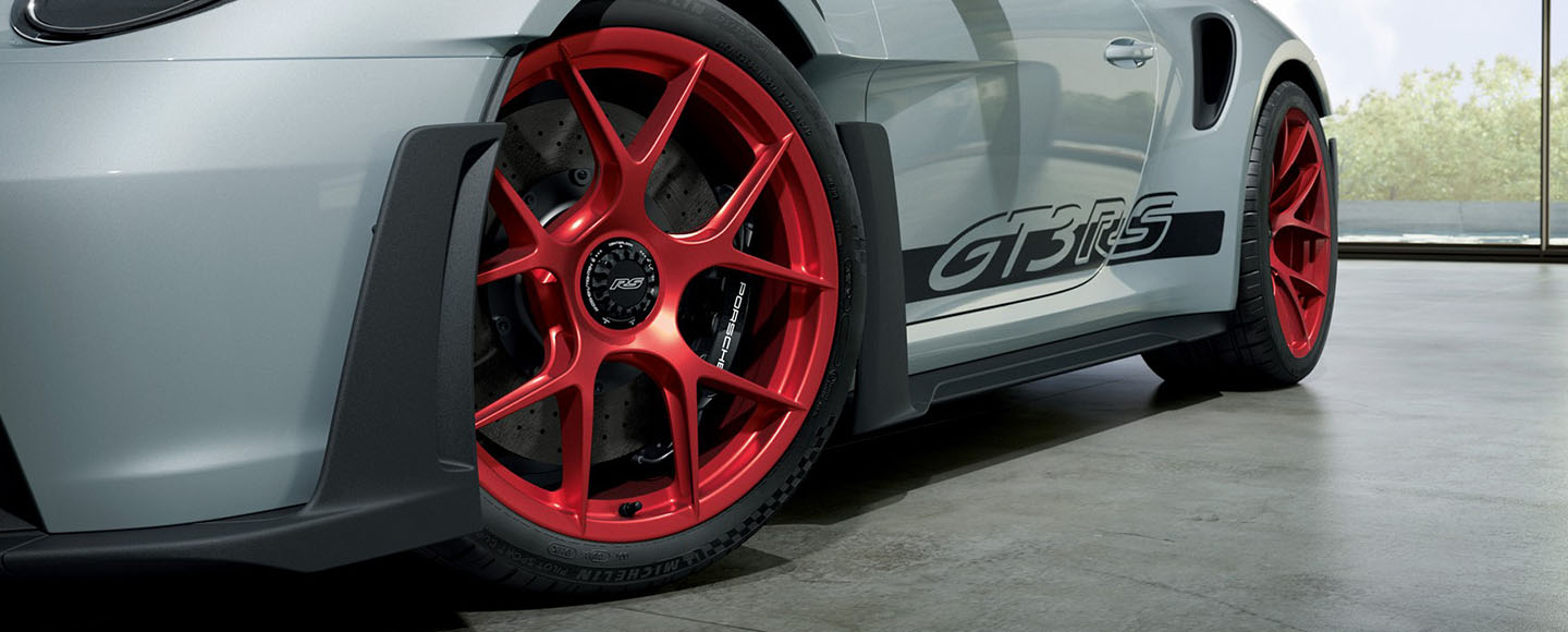 Genuine Porsche wheel sets.