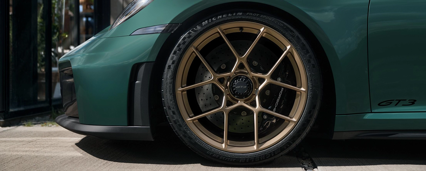 Genuine Porsche wheel sets.