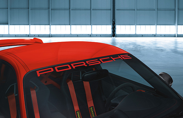 PORSCHE Windshield Decal