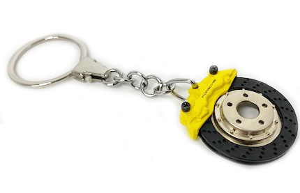 Porsche Brake Disc Key Ring Key Fob 