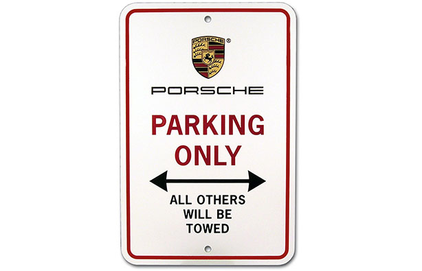 Parking Only Parkplatz Aluminium Schild Porsche Macan