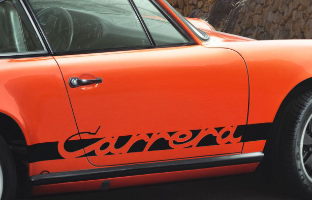Side Decal Set With Carrera Logo : Suncoast Porsche Parts & Accessories