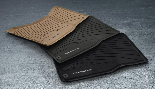 MOTOS Auto-vloermatten van rubber voor Porsche Cayenne II 2010-2017 Verbeter uw reiscomfort met Anti-Slip Mat Car No.77- Vloermatten voor alle weersomstandigheden, bescherming tegen vuil
