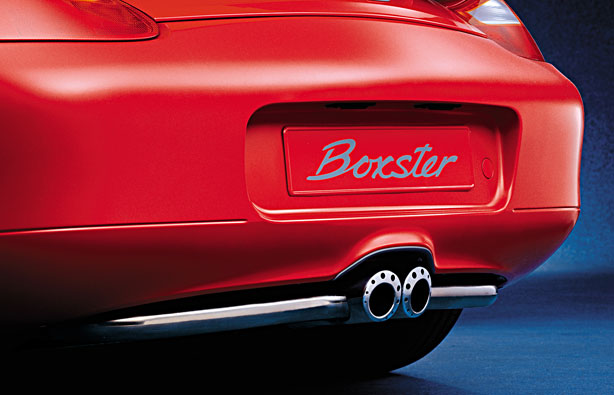 Porsche boxster clearance exhaust system
