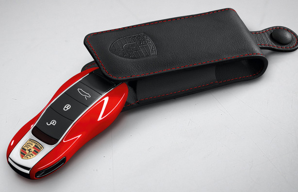 Porsche Painted Key Cap Set RHODIUM SILVER 911 Boxster Cayman Panamera Cayenne 