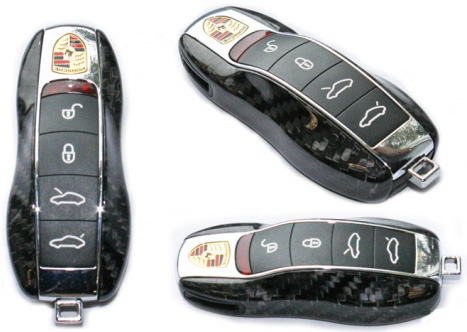 Silver Remote Key Cover Case For Porsche – 911, Turbo, Panamera, Macan, Cayenne, Taycan