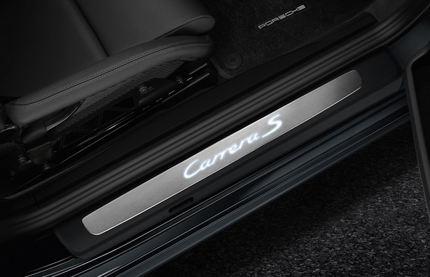 SELLS SILHOUETTE ILLUMINATE GUARD 8.5号 Illuminated Door Sills (991) - Stainless Steel : Suncoast Porsche