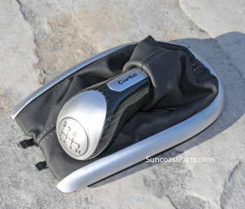 Shift Knob with Turbo Script Suncoast Porsche Parts Accessories