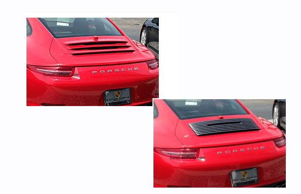 Rear Grille Kit - Chrome : Suncoast Porsche Parts & Accessories