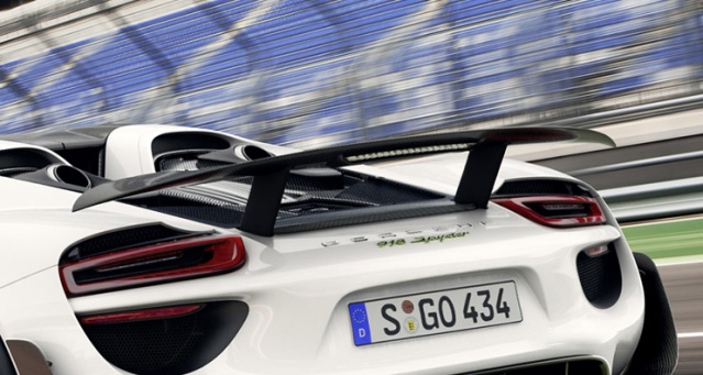 Porsche 918 Spyder Rear
