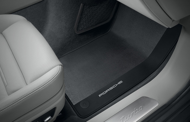 Carbon Fiber Floormat Set - Macan