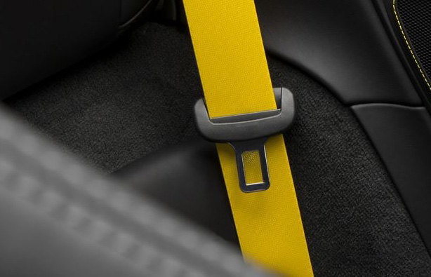 Porsche seat belt shop cover