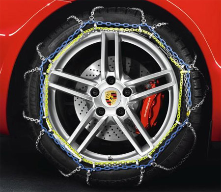 porsche snow chains