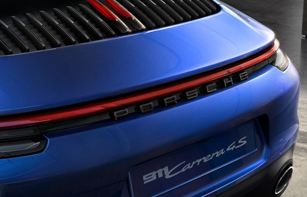 Porsche Back -Poster
