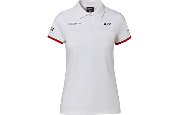 Ladies Motorsport Polo (Boss) - White : Suncoast Porsche Parts ...