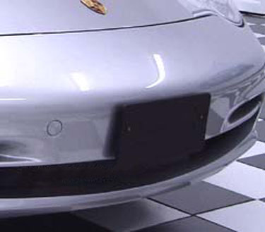 porsche boxster front license plate bracket
