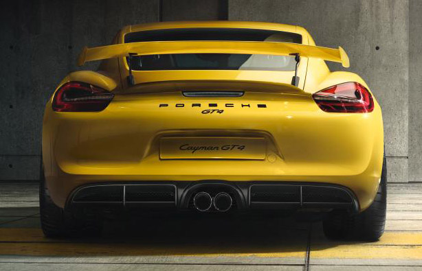 Porsche Cayman Gt4 Rear