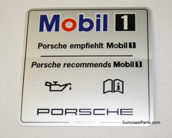- 6807-0119 MOBIL 1 Engine Oil NOT PRINTED 4 colour Vinyl Decal / Sticker 