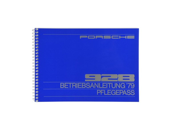 Owners Manual Book - 928 : Suncoast Porsche Parts & Accessories